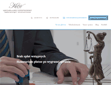 Tablet Screenshot of kancelariaulmer.pl